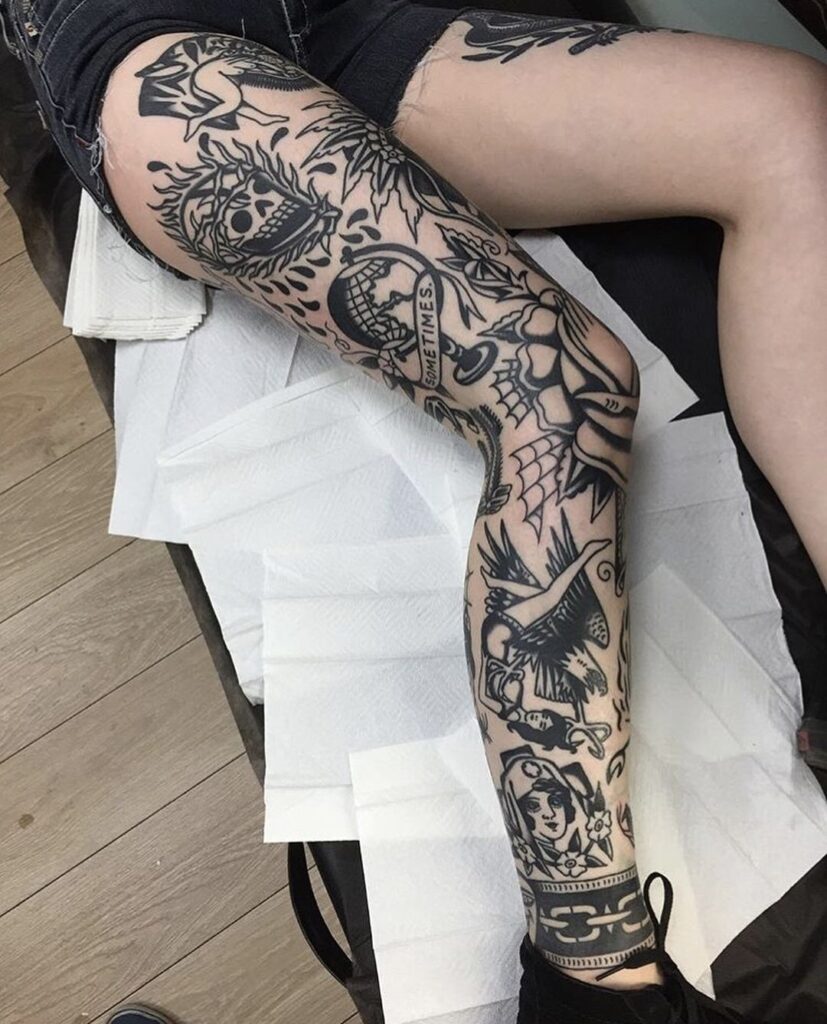 Image result for leg tattoos 0002