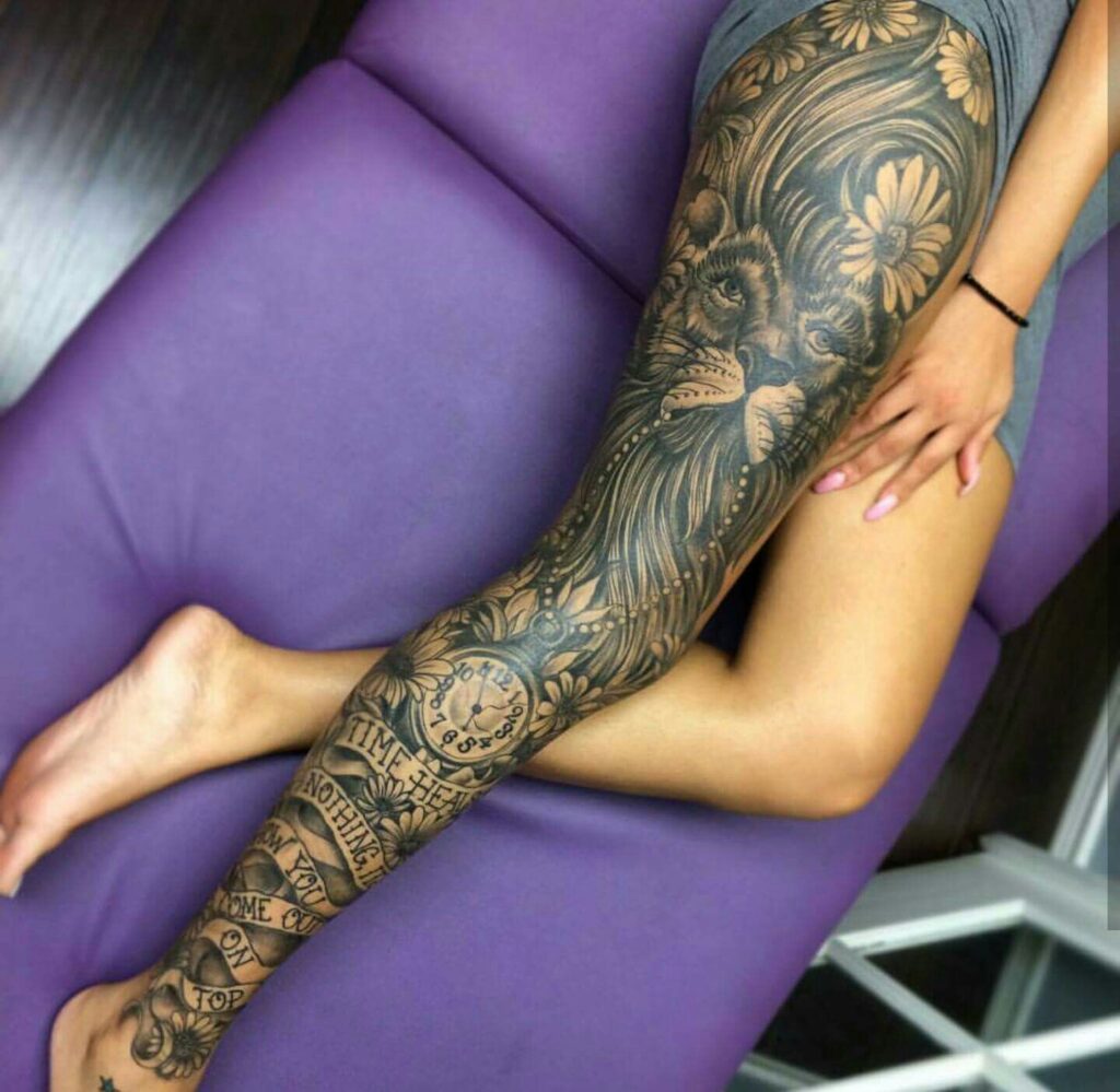Image result for leg tattoos 0005