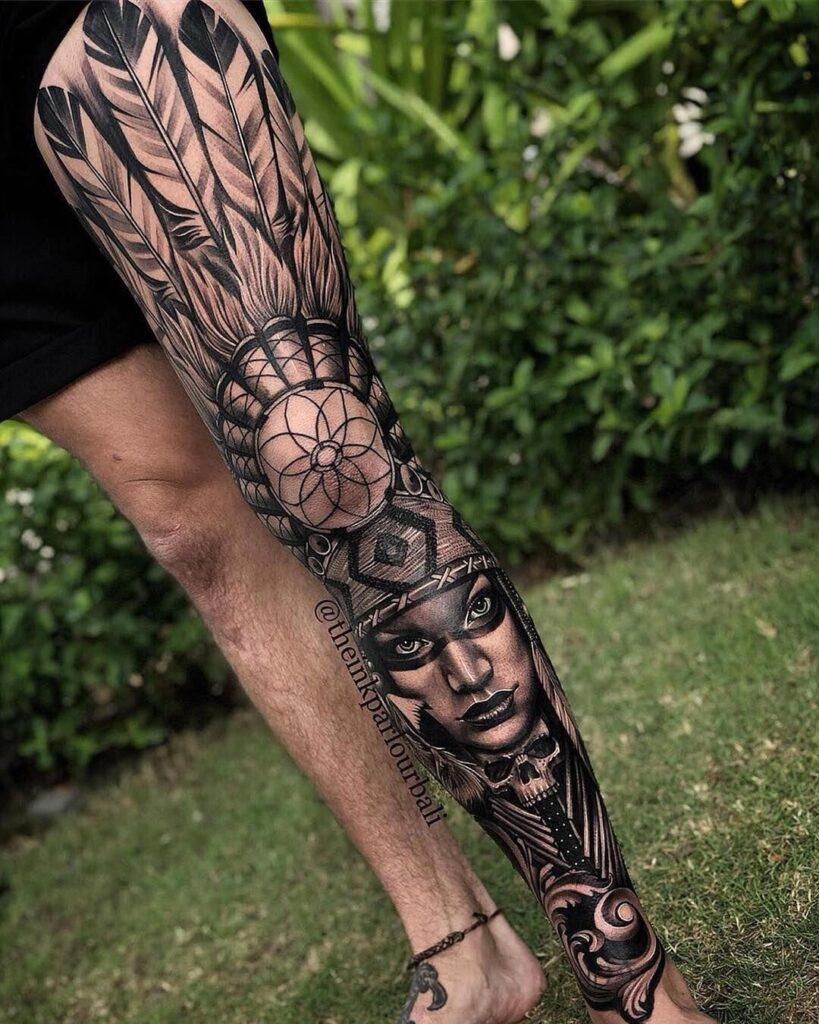 Image result for leg tattoos 0009
