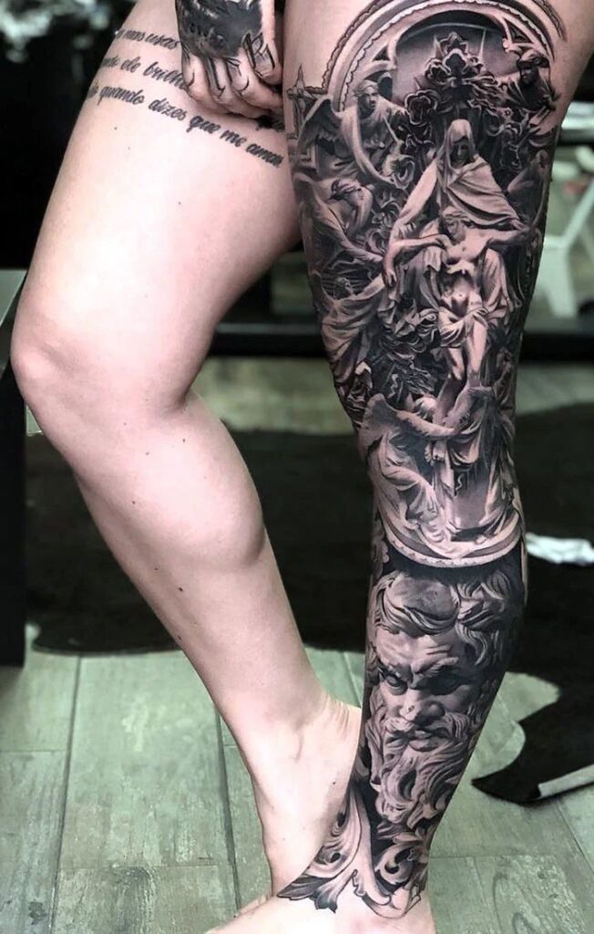 Image result for leg tattoos 0016