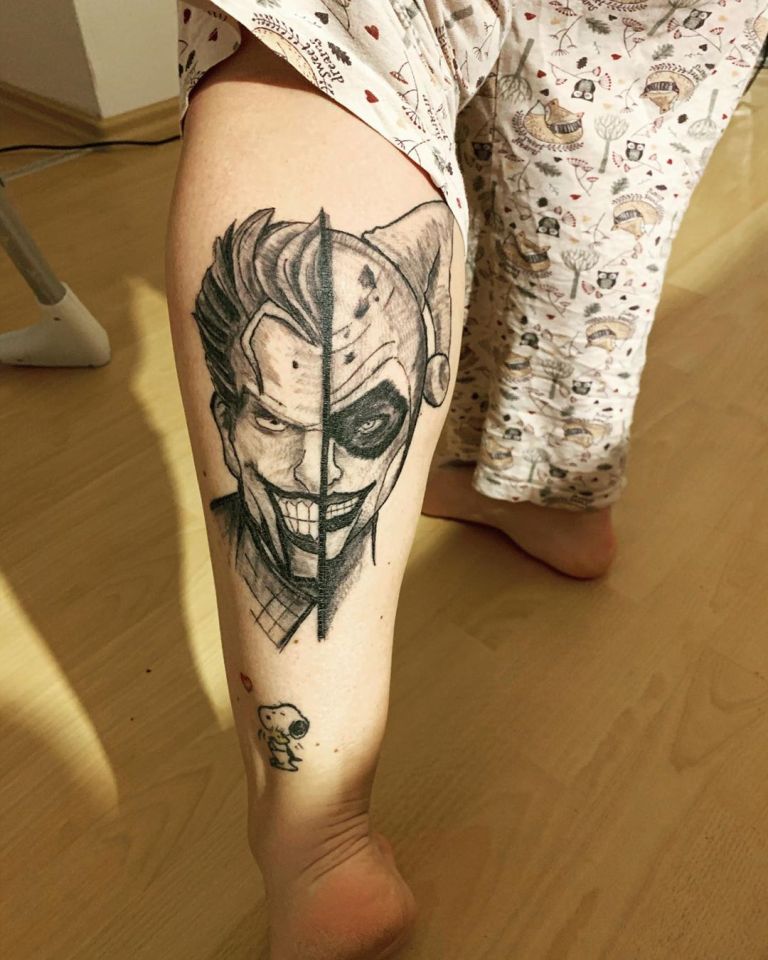 Leg Tattoo Designs 9