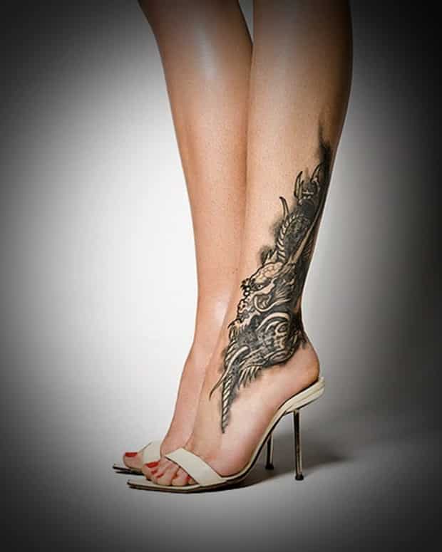 Leg Tattoo Designs for Women