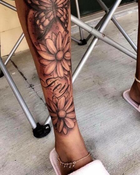 Leg Tattoos 17